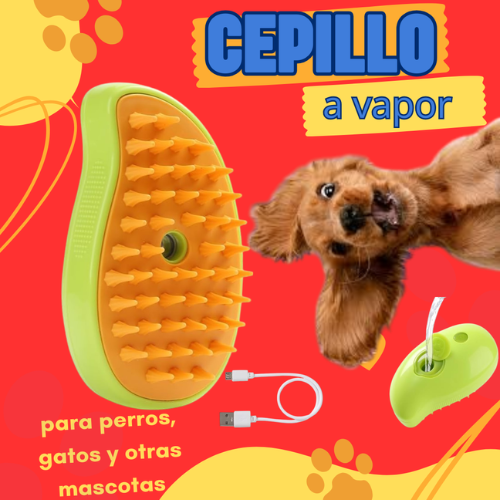 CEPILLO A VAPOR PARA MASCOTAS