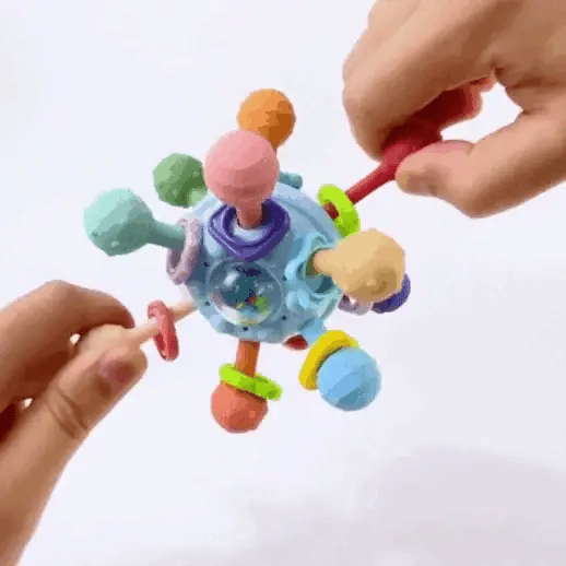 JORISEN - Juguete Montessori que relaja las encias de tu bebe mientras juega y aprende!