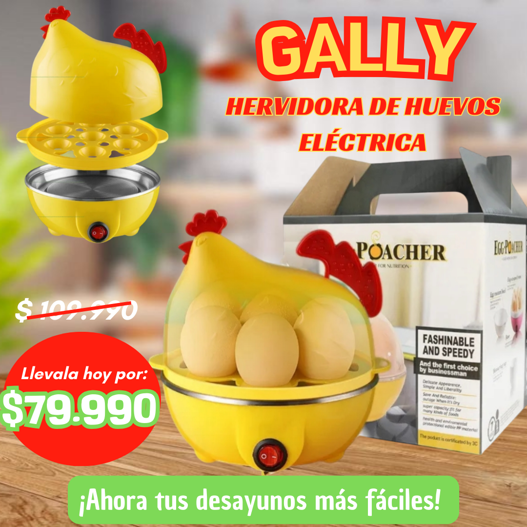 GALLY - HERVIDORA DE HUEVOS ELECTRICA