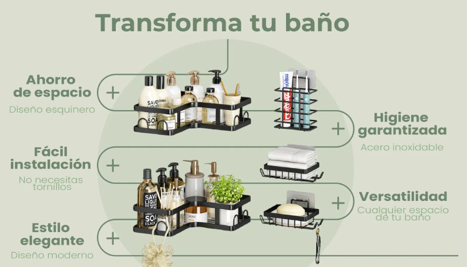 ESQUINERO VERSATIL_¡TU ALIADO PARA EL BAÑO O LA COCINA!