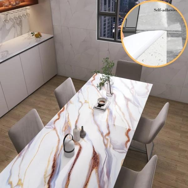 STICKSAVVY - UltraAdhesivo Marmol 2Mt x 160cm
