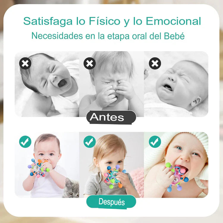 JORISEN - Juguete Montessori que relaja las encias de tu bebe mientras juega y aprende!