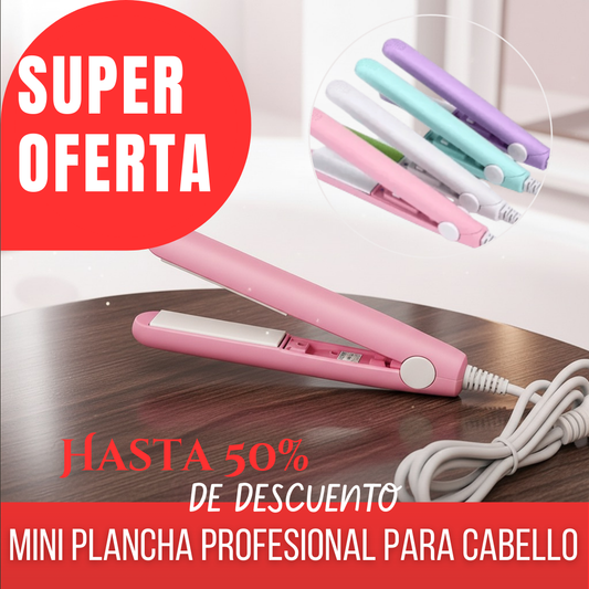 OFERTA MINI PLANCHAS PROFESIONAL(ES) 2 EN 1- ¡Transforma tu cabello y eleva tu estilo!