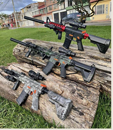 RIFLE M416 CON BALAS HIDROGEL💥¡Adiós aburrimiento, Hola diversión! La emoción está a otro nivel🔥