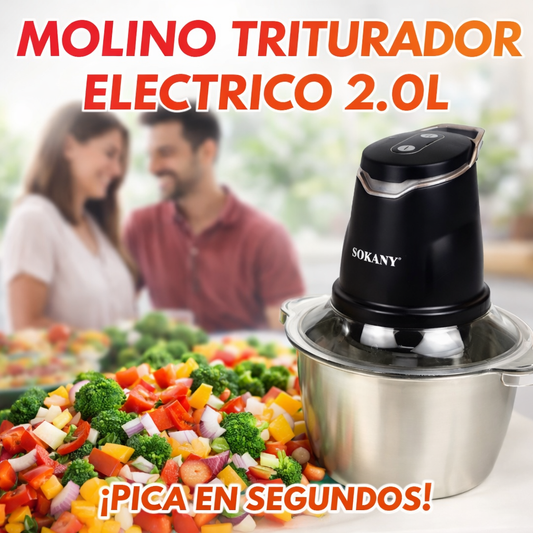 MOLINO TRITURADOR ELECTRICO 2.0L