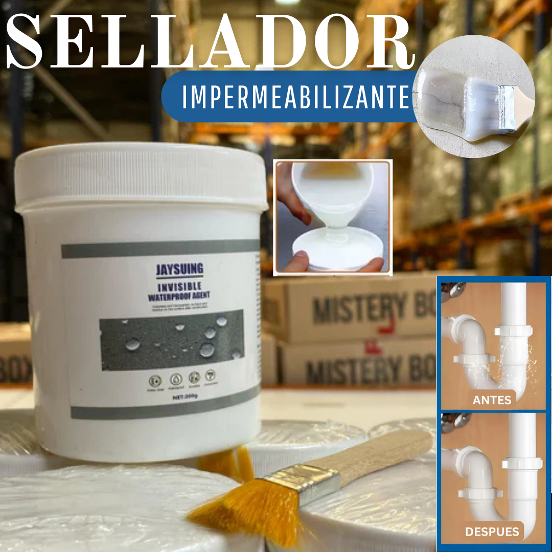 SELLADOR IMPERMEABILIZANTE - ¡ACABA CON LAS GOTERAS, EL MOHO Y LAS MANCHAS POR HUMEDAD!