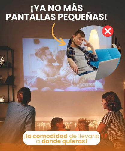 MINI PROYECTOR PORTATIL-[SIENTE LA MAGIA DEL CINE EN CASA O EN CUALQUIER OTRO LUGAR]