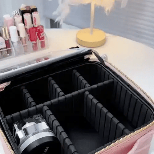ORGANIZADOR DE MAQUILLAJE + ESPEJO LED