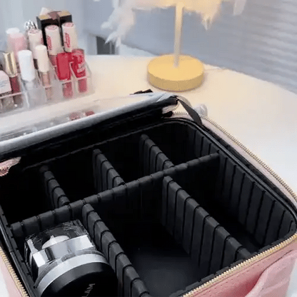 ORGANIZADOR DE MAQUILLAJE + ESPEJO LED
