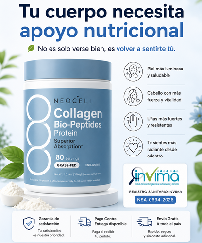 NeoCell | Colágeno Hidrolizado en Polvo _ Nutre tu cuerpo desde el interior y siéntete mejor cada día